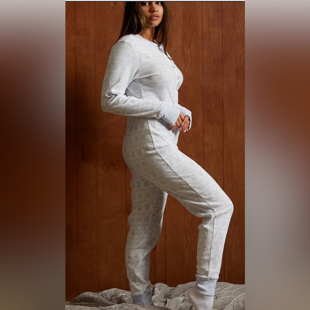 Playboy By PacSun Snow Day Onesie - Picture 2 of 8